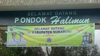 Gerbang masuk kawasan wisata alam Pondok Halimun Sukabumi. (Liputan6.com/Istimewa).