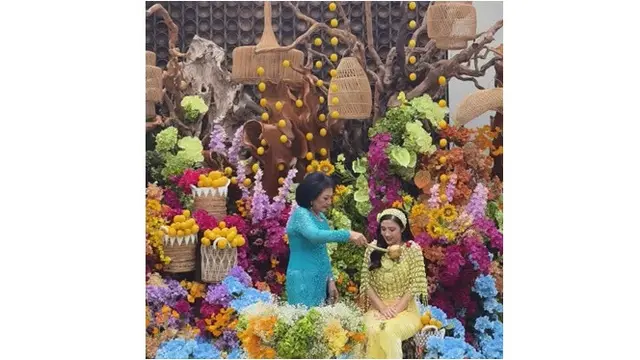 6 Potret Febby Rastanty Gelar Pengajian dan Siraman Jelang Nikah, Penuh Bahagia