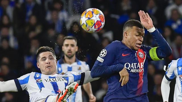 Foto: Beragam Cara Pemain Real Sociedad Hentikan Kylian Mbappe, PSG Melaju ke Perempat Final Liga Champions