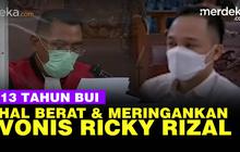 VIDEO: Hakim Vonis Ricky 13 Tahun Bui, Keluarga Jadi Hal Meringankan
