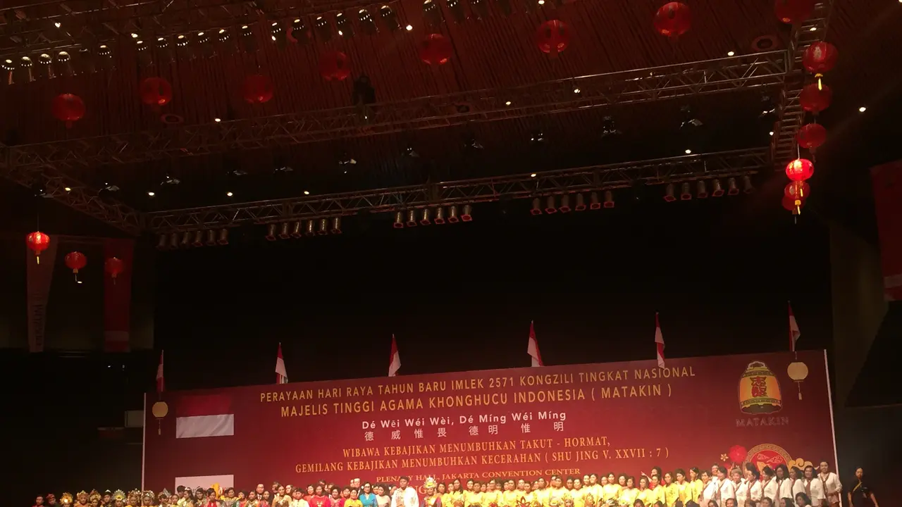 Perayaan Imlek 2571 tingkat nasional di Jakarta Convention Center (JCC)