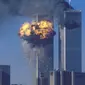 Ledakan WTC di Amerika Serikat pada Selasa, 11 September 2001. Dikenal juga sebagai tragedi 9/11. (Reuters)