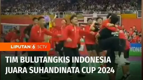 VIDEO: Mantap! Indonesia Juara Suhandinata Cup Usai Menundukkan Tuan Rumah China