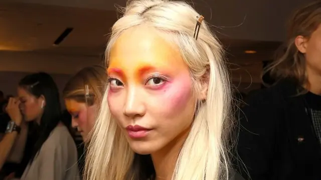 Pat McGrath - Tren Makeup NYWF: Holographic Shadow, No-Makeup (Makeup) Look