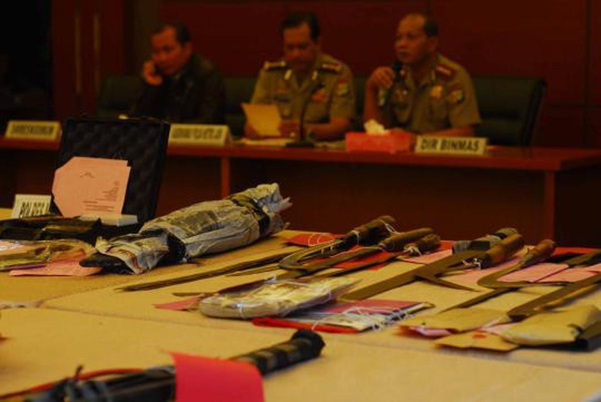 Polda Metro Jaya umumkan hasil Operasi Sikat Jaya 2012