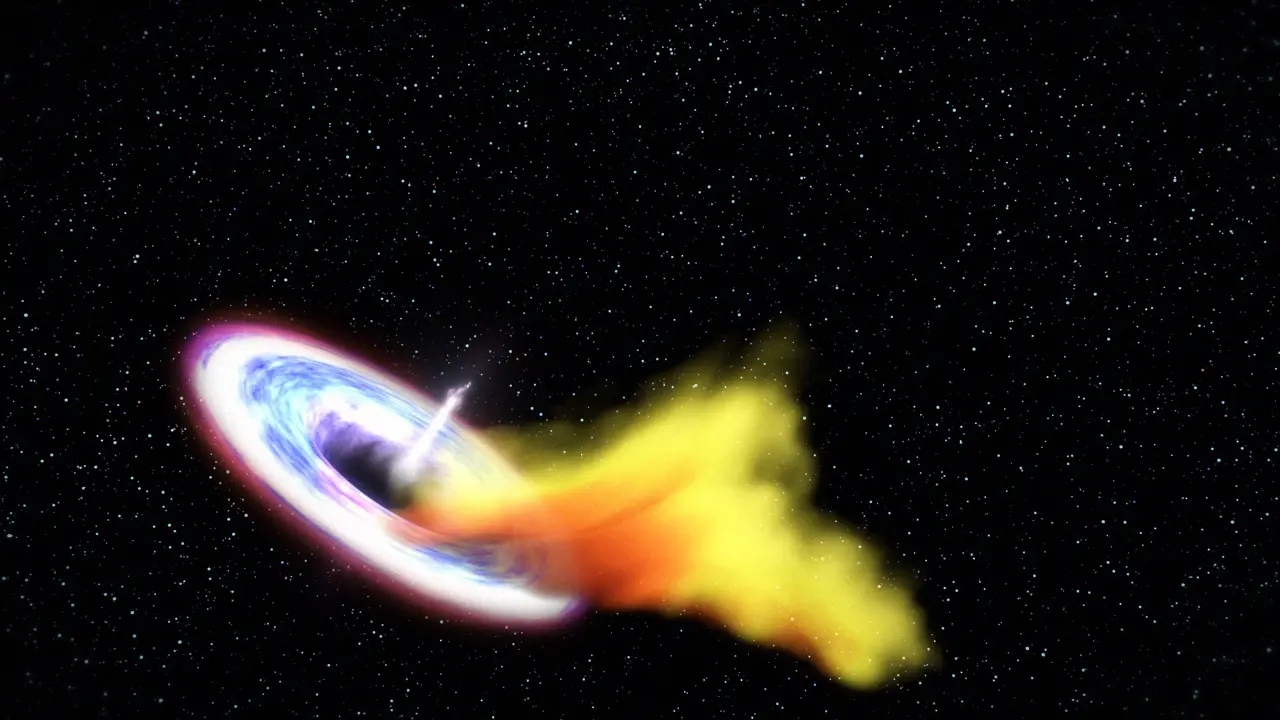Menakjubkan, NASA Tangkap Penampakan Black Hole `Menelan` Bintang