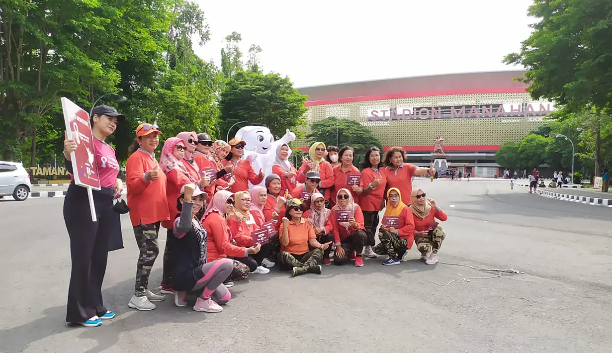 Foto Hari Kedua Di Solo Laeeb Maskot Piala Dunia 2022 Qatar