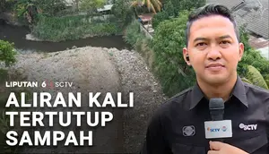 Aliran Kali Tertutup Sampah