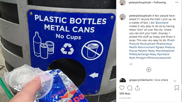 Unggah Foto Sampah untuk Sebar Pesan Membuang ke Tempatnya Itu Mudah
