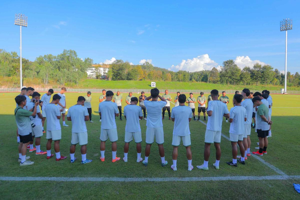 FOTO: Timnas Indonesia U-22 Matangkan Persiapan Jelang Laga Perdana SEA Games 2025