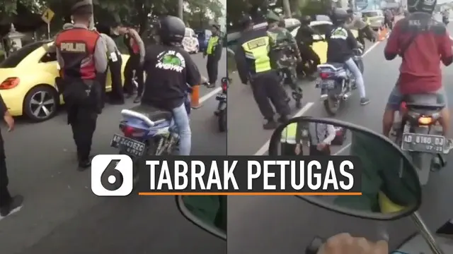 VIDEO: Pelaku Penabrak Petugas Penyekatan Mudik di Klaten Masih Remaja