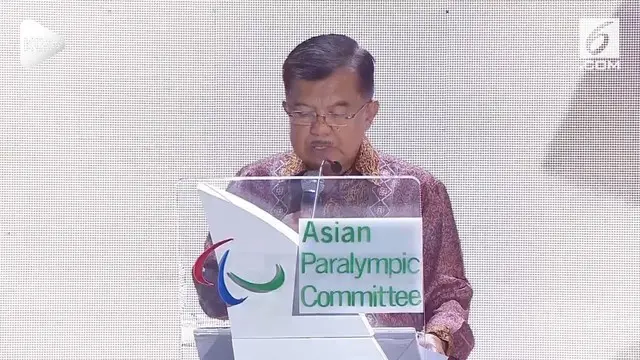 Wakil Presiden Republik Indonesia, Jusuf Kalla, mengapresiasi sekaligus meminta maaf karena prestasi atlet di Asian Para Games 2018 melebihi target.