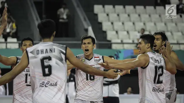 Timnas Voli Putra Indonesia Tundukan Jepang 3-2