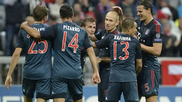 Bayern Muenchen vs Viktoria Plzen 5-0