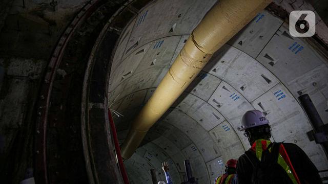 Terowongan MRT Fase 2A Thamrin-Monas