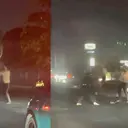Detik-Detik Tawuran Pelajar Bersenjata Bikin Jalanan Mencekam