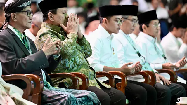 Presiden Prabowo Subianto saat menghadiri Hari Lahir (Harlah) ke-102 Nahdlatul Ulama di Istora Senayan Jakarta, Rabu (5/2/2025). (Foto: Biro Pers Sekretariat Presiden)