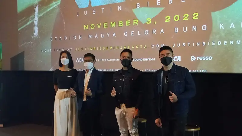 Presconference Konser Justin Bieber di Jakarta