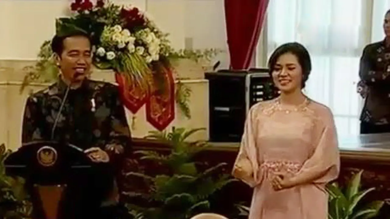 Presiden Jokowi dan Raisa