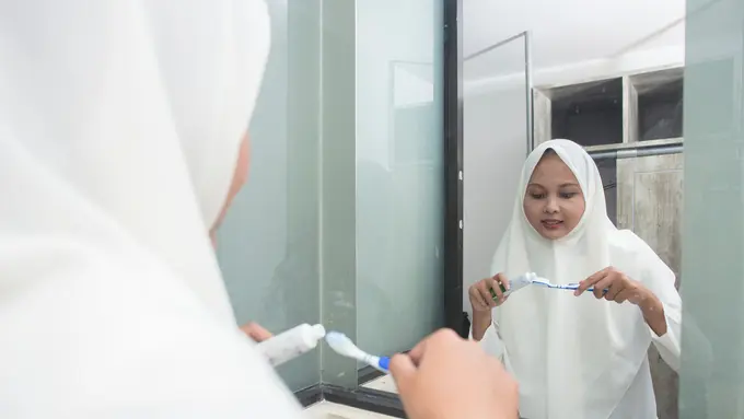 ramadan hijab sikat gigi