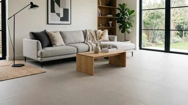 Lantai Granit atau Porselen Matte