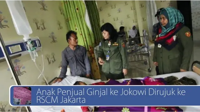 Susanto (28) memegang kertas bertulisan: “ Pak Jokowi tolong beli ginjal saya, anak saya butuh operasi 1,2 milyar”,  Ayah dari anak penderita hepatitis B akhirnya dirujuk ke RSCM Jakarta dan Aksi pemotor yang masuk Pompa SPBU jalur kendaraan Dies...