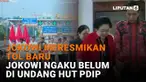 Mulai dari Jokowi meresmikan tol baru hingga Jokowi ngaku belum diundang HUT PDIP, berikut sejumlah berita menarik News Flash Liputan6.com.