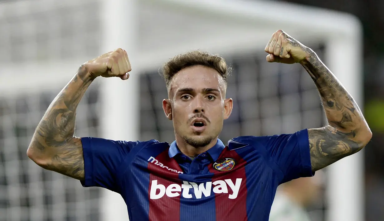 7. Roger Marti (Levante) - 4 Gol. (AFP/Cristina Quicler)