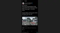 Mantan Menteri Agama Lukman Hakim Saifuddin mengeluhkan pelayanan Samsat Wilayah Jakarta Selatan di akun Twitter pribadinya @lukmansaifuddin.