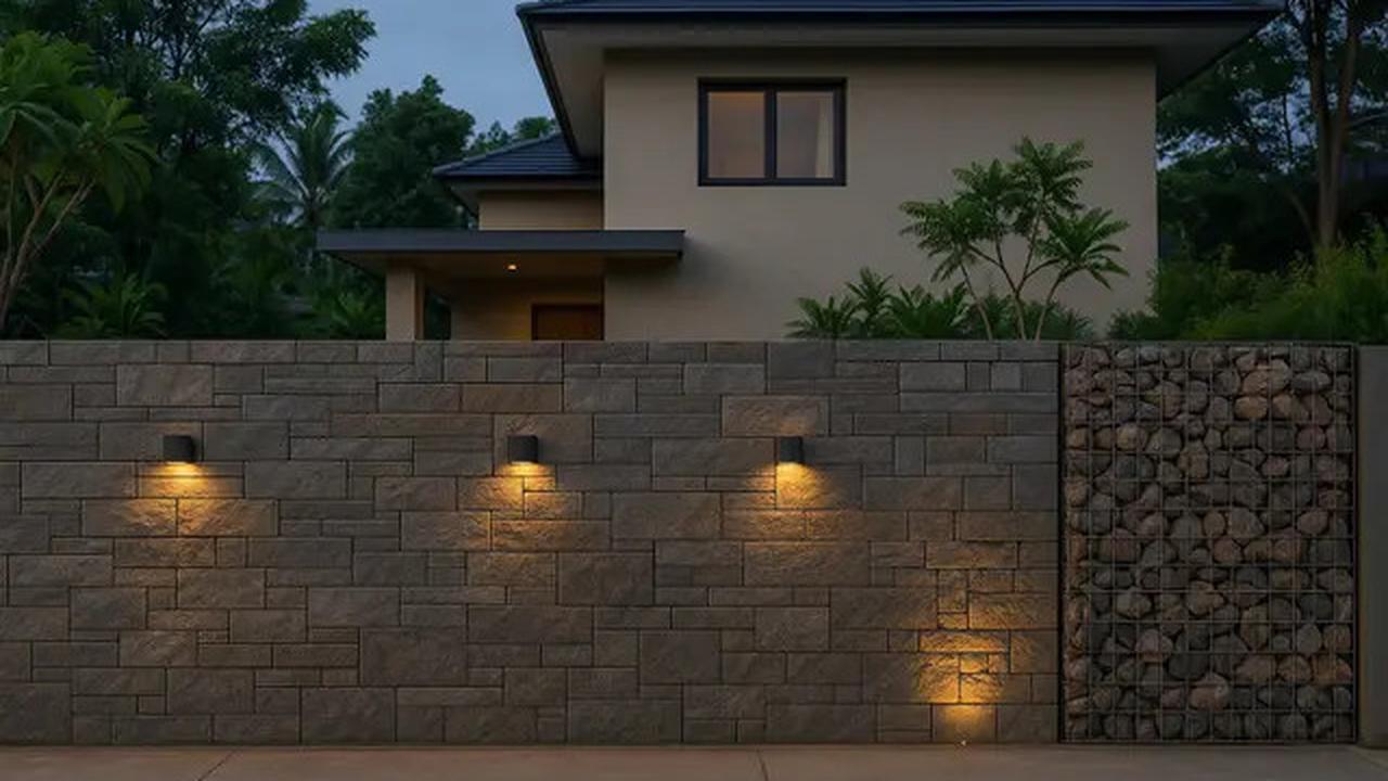 10 Model Pagar Tembok Tanpa Besi yang Lagi Hits, Bikin Tampilan Rumah Estetik dari Luar