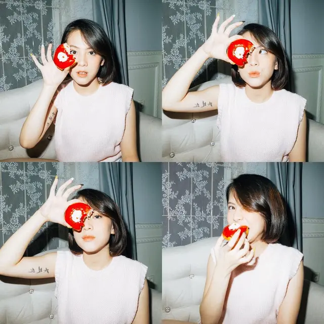 6 Potret Adhisty Zara Pamer Tato di Lengan dan Punggung, Curi Perhatian