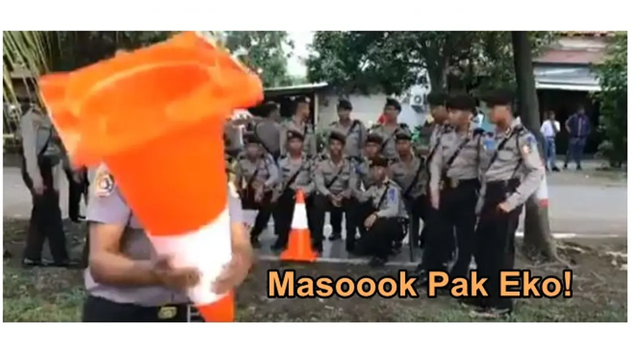 Aksi Terbaru Pak Eko Polisi