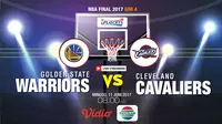 Saksikan Live Streaming Final NBA Gim 4 Cavaliers Vs Warrriors