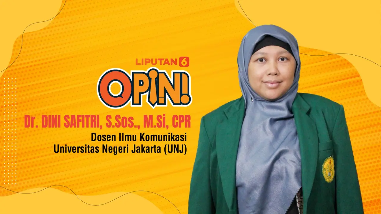 Dr. Dini Safitri, S.Sos., M.Si, CPR, Dosen Ilmu Komunikasi Universitas Negeri Jakarta (UNJ)