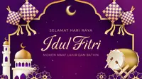 Ilustrasi Idulfitri, Idul Fitri, Lebaran. (Image by freepik)