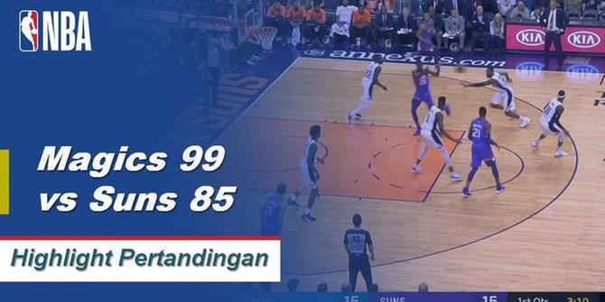 Cuplikan Pertandingan NBA : Magic 99 vs Suns 85
