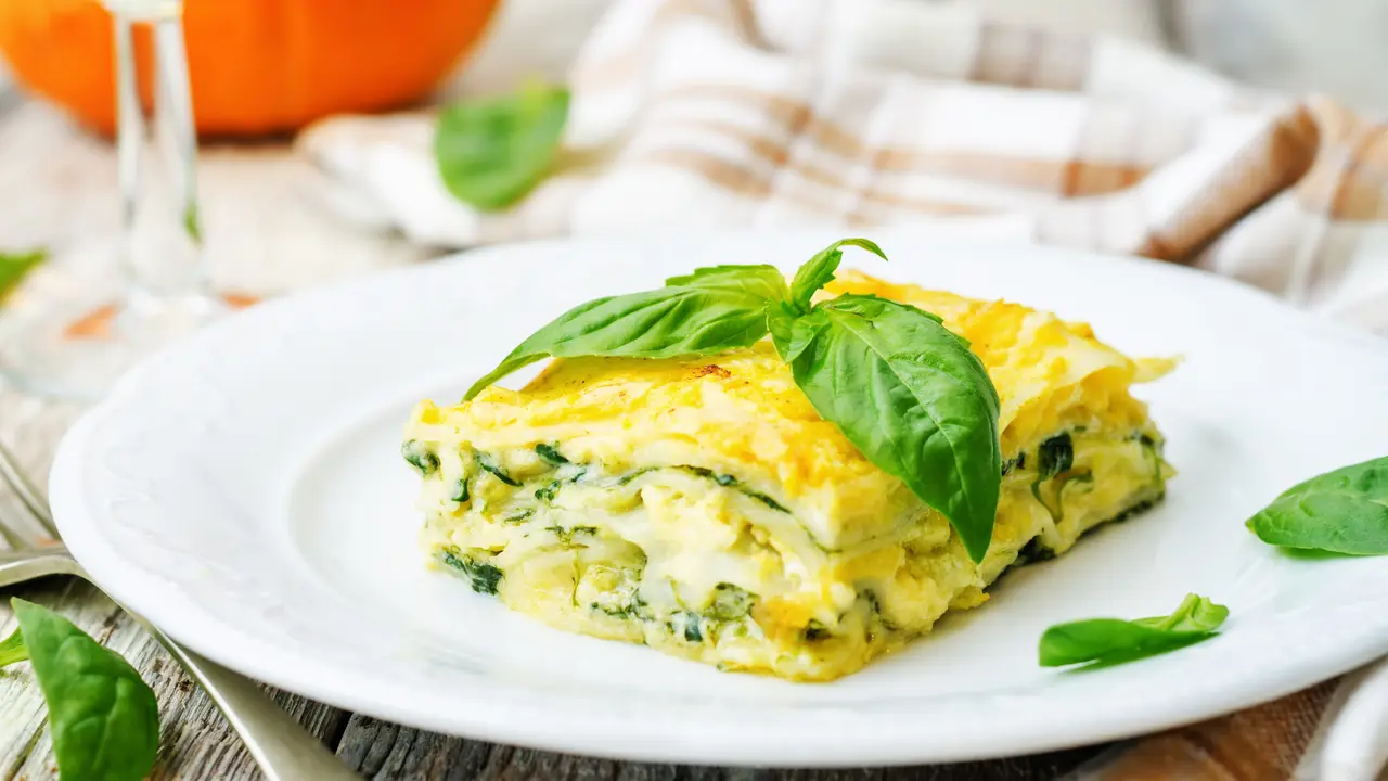 lasagna bayam