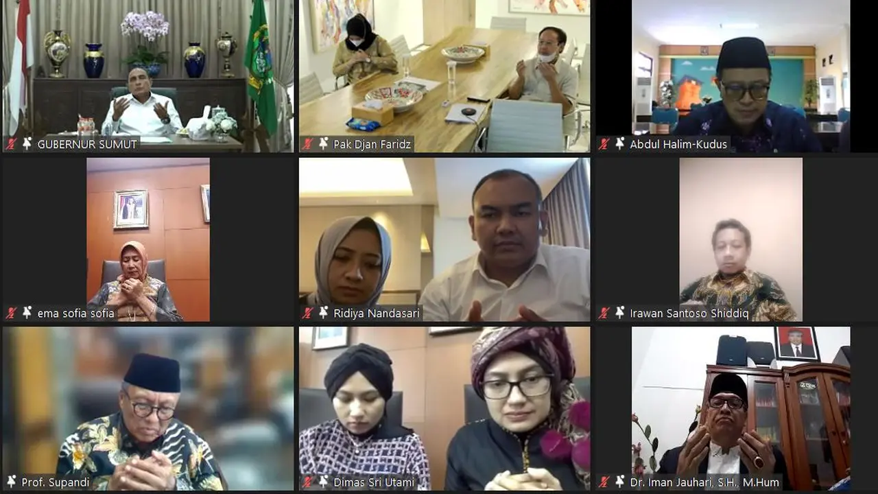 webinar peluncuran buku Bocah Kebon dari Deli. (Istimewa)