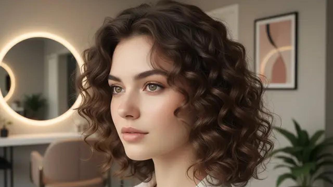11 Gaya Rambut Keriting Medium Layer Tren Terbaru 2025, Tampil Fresh dan Rapi