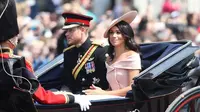 Meghan Markle di acara Trooping The Color, Sabtu (9/6/2018). Sumber foto: Chris Jackson/Getty Images/macleans.ca.