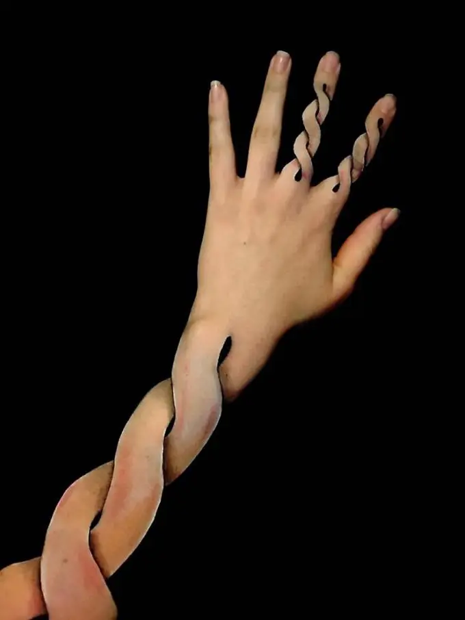 Melukis di Tangan, Cewek Ini Bikin 10 Ilusi Optik 'Mengerikan'!