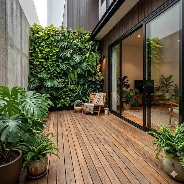 Desain Decking Taman Minimalis Modern