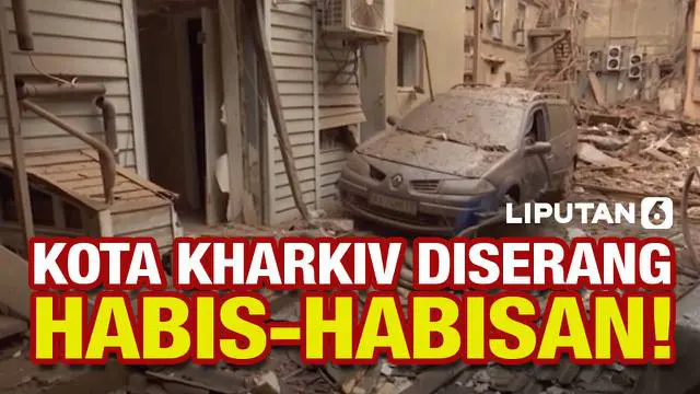 Pasukan militer Rusia terus hantam wilayah permukiman di Kota Kharkiv dengan serangan rudal. Dilaporkan 21 tewas dalam serangan brutal yang berlangsung tak lebih dari 24 jam.