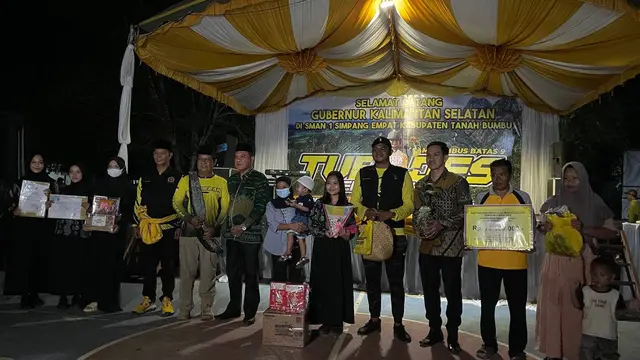 Turdes Kemerdekaan Gubernur Kalsel Datangi SMAN 1 Simpang Empat dengan 4 Misi Utama