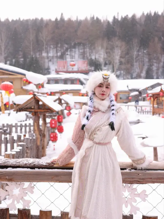 Felicya Angelista Tampil Beda dengan Makeup Douyin Saat Liburan di Harbin, Bak Putri Salju Modern