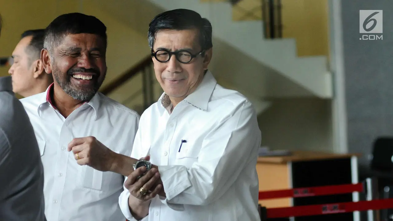 Menkumham Yasonna Laoly Diperiksa KPK