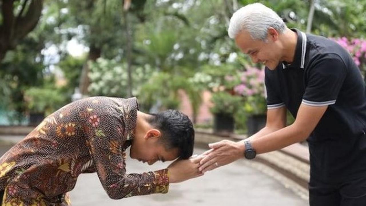 Ganjar Pranowo saat bertemu Gibran di Semarang. (Foto: IG ganjar_pranowo)