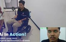 Menilik Kecanggihan Kursi Roda yang Bisa Digerakkan dengan Mata, Hasil Inovasi Mahasiswa ITS untuk Manjakan Difabel