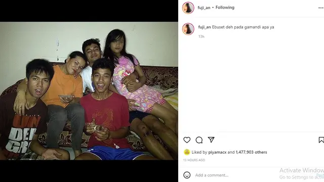 Fuji, adik ipar Vanessa Angel (Foto: Instagram/@fuji_an)