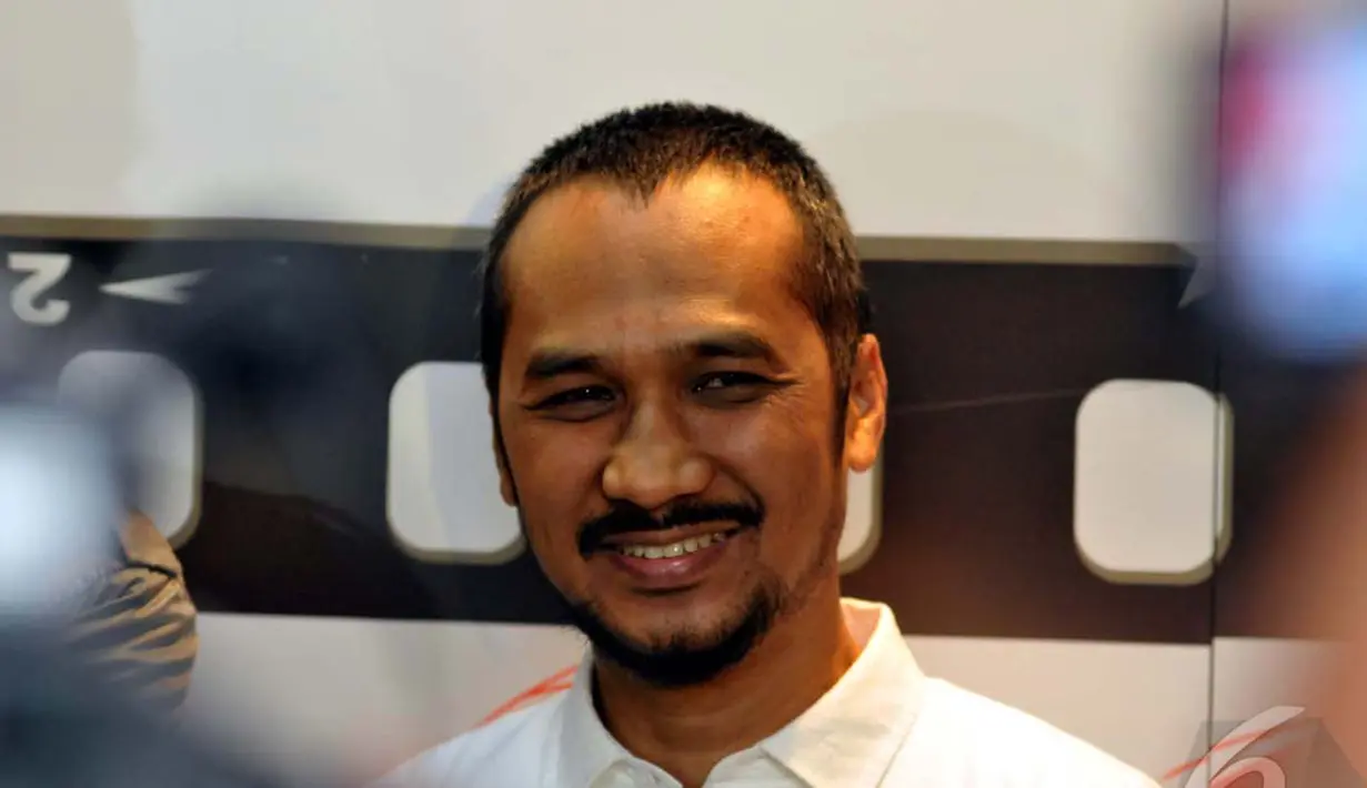 Ketua KPK Abraham Samad saat menghadiri acara 'ACFFest 2014 Anti Corruption Film Festival' di Gelanggang Remaja Bulungan, Jakarta Selatan, Rabu (28/8/2014) (Liputan6.com/Panji Diksana)